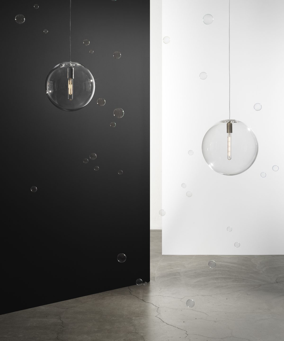 Luna Lamp Clear by Swedish designer Alexander Lervik