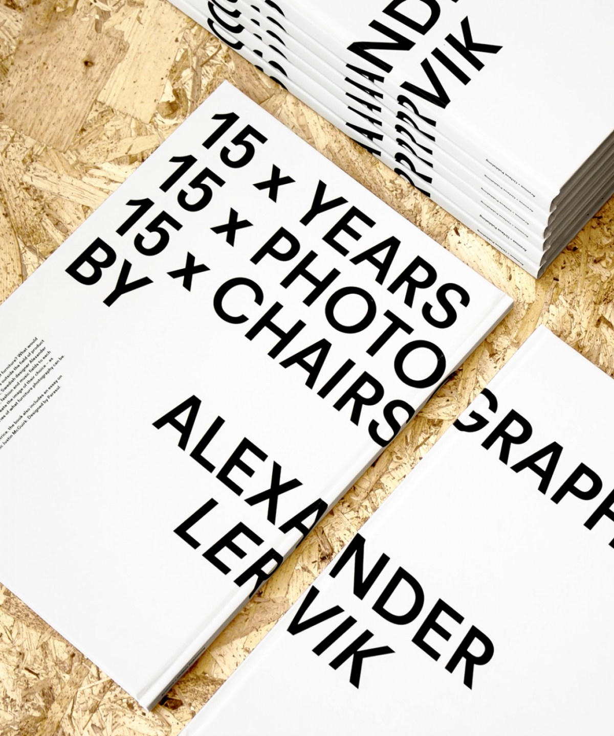 15 Chairs 15 Photographers publication