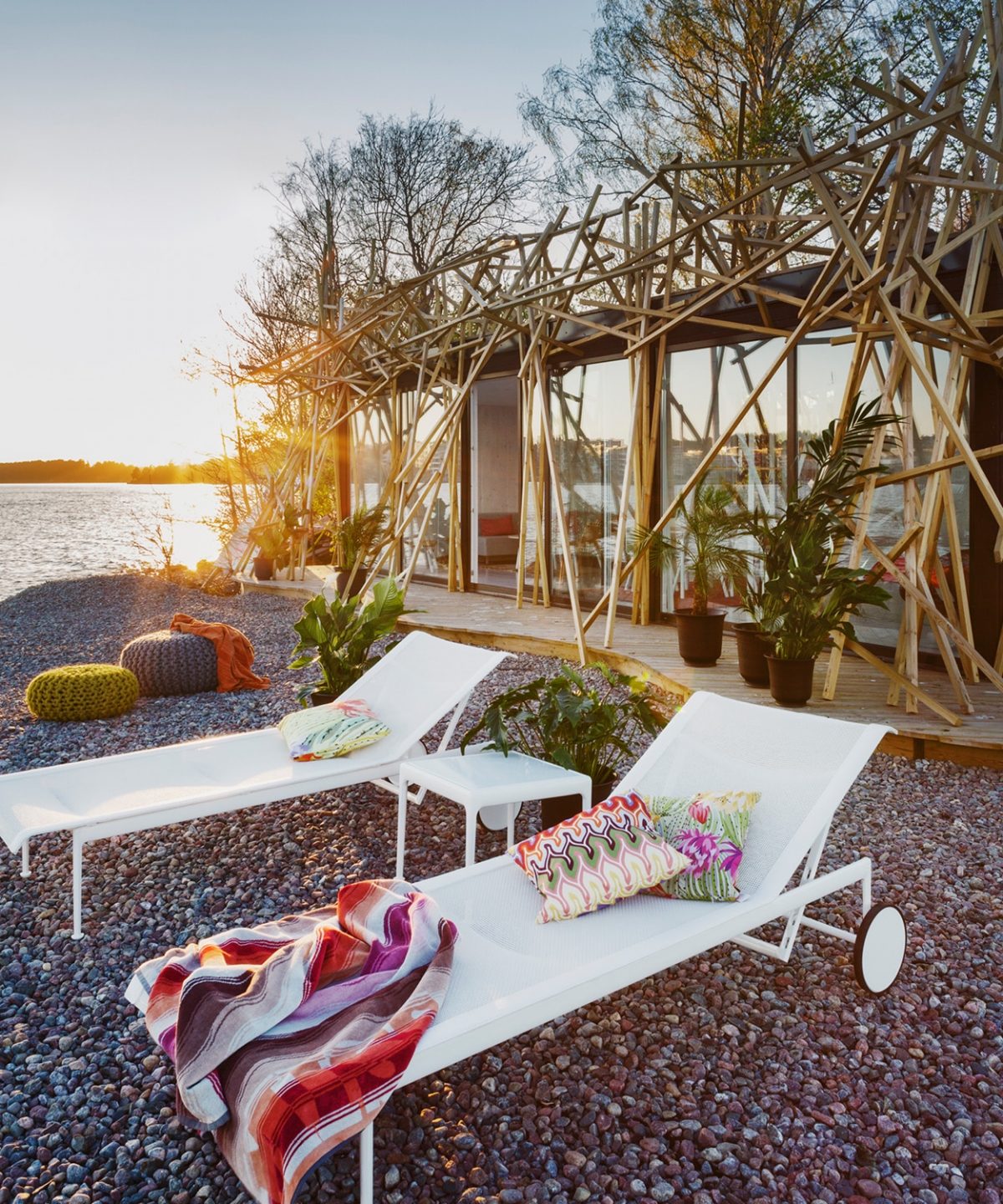 Summerhouse Birdnest by Swedish designer Alexander Lervik